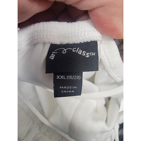 Girls' Sleeveless Crochet‎ Trim Dress - Art Class 18/20 - Picture 5 of 5